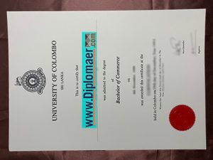 University of Colombo Fake Diploma