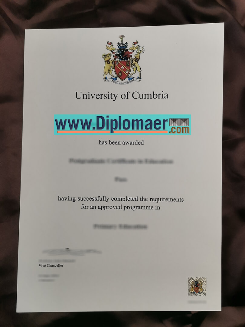 University of Cumbria Fake Diploma - Secret to order the University of Cumbria Fake Diploma