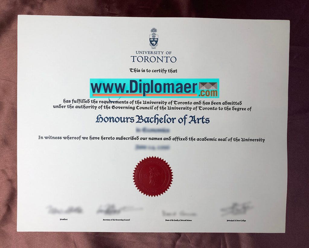 How Long Does It Take To Make A Fake University Of Toronto Certificate ...