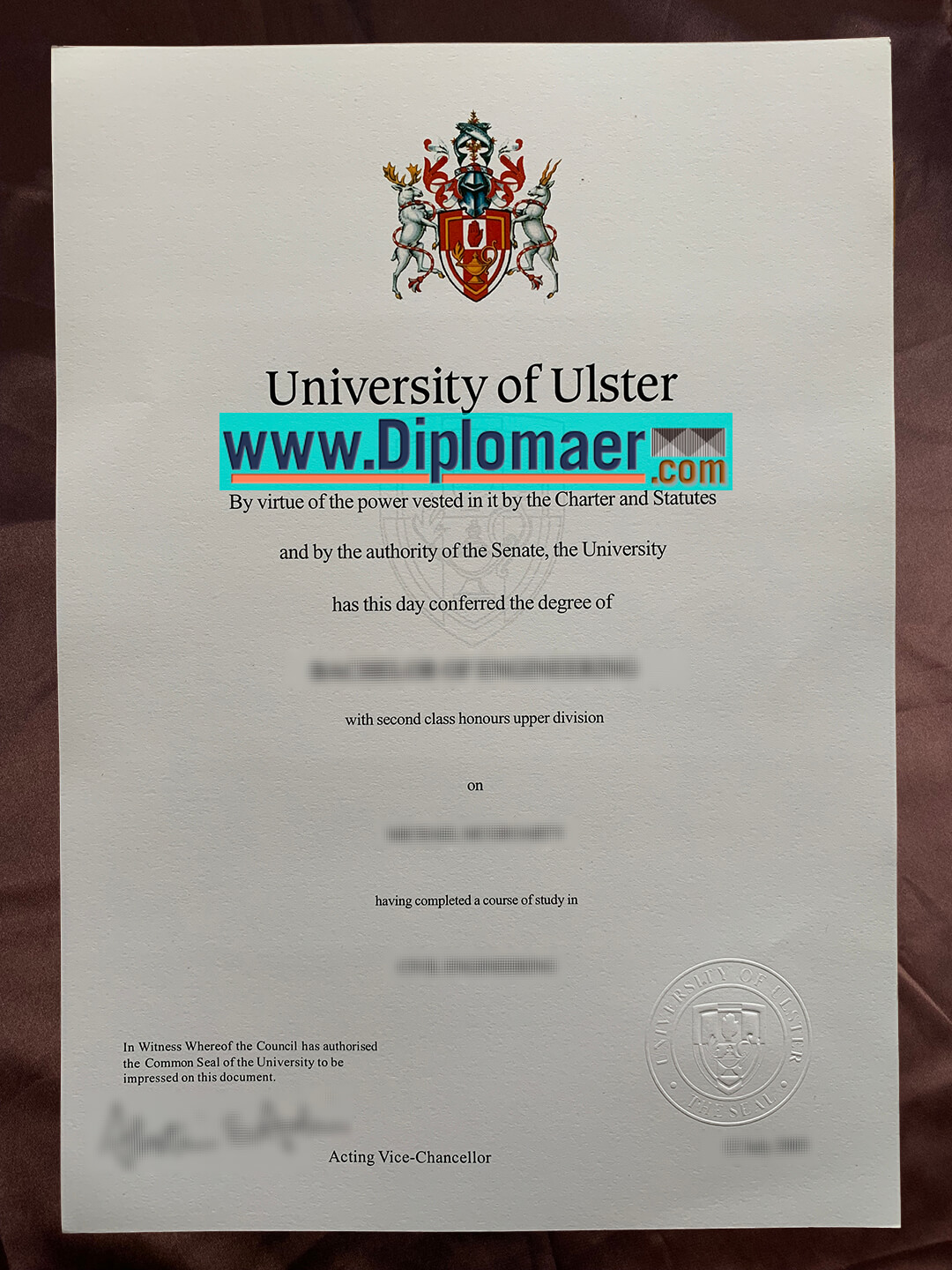 University of Ulster Fake Diploma - Buying a University of Ulster diploma is well worth it.