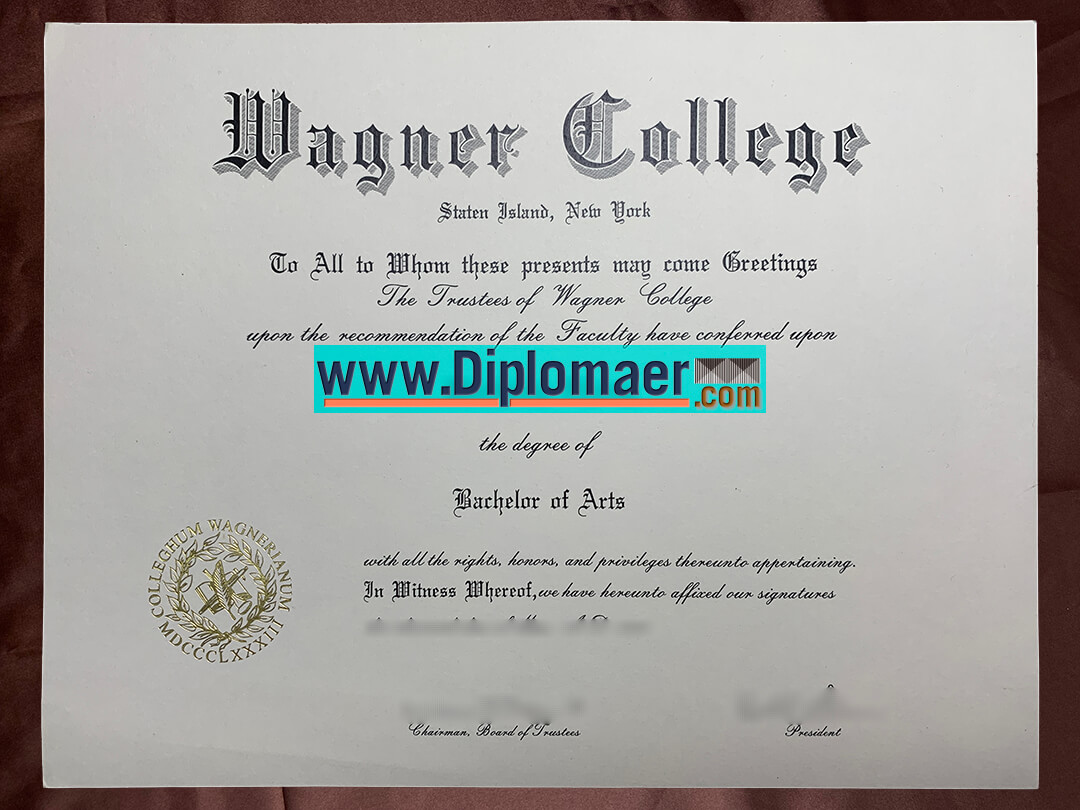 Wagner College Fake Diploma - Secret to Order the Wagner College Fake Diploma