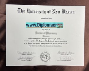 the University of New Mexico fake degree