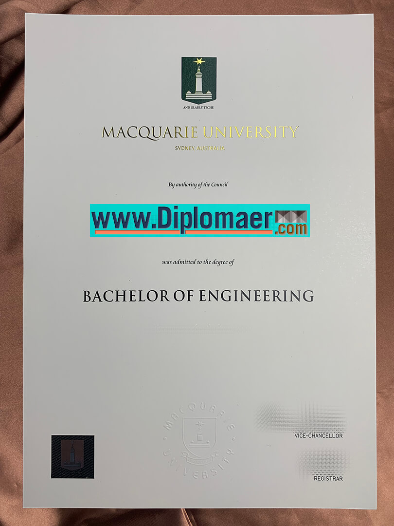 Macquarie University Fake Diploma - Can I get a Macquarie University Bachelor of Engineering Diploma?