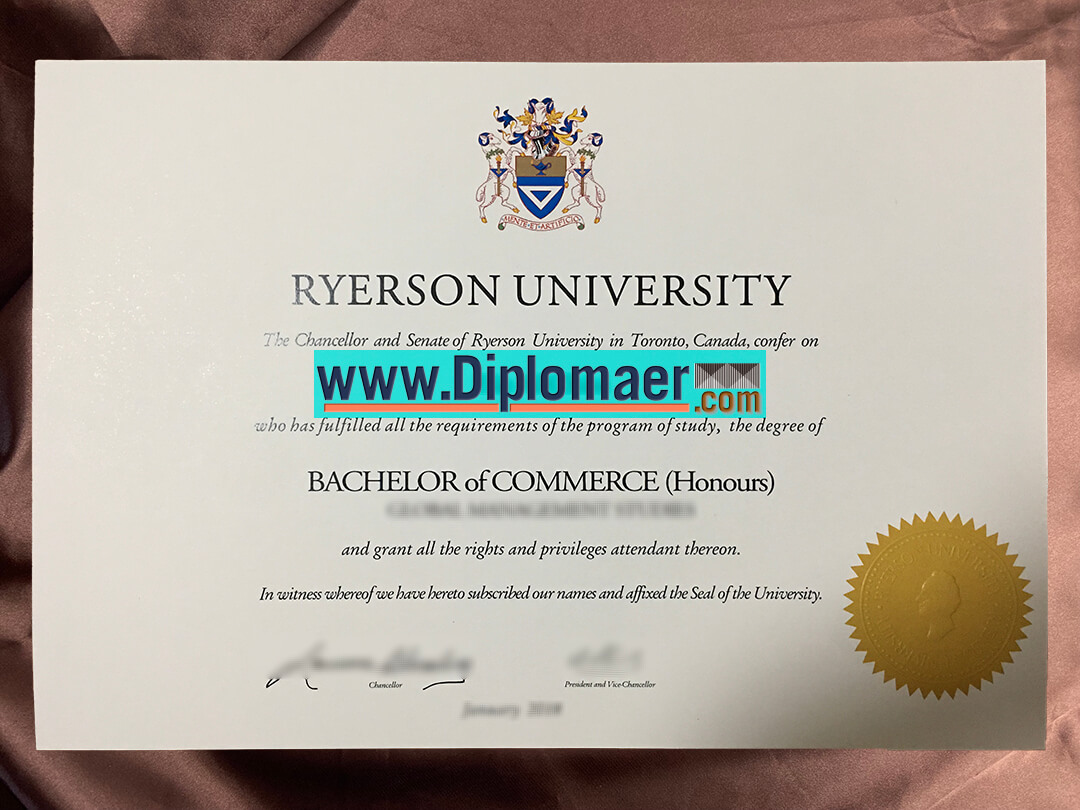 Ryerson University Fake Diploma - Can I Get a Ryerson University Degree? Buy Canada Fake Diplomas.