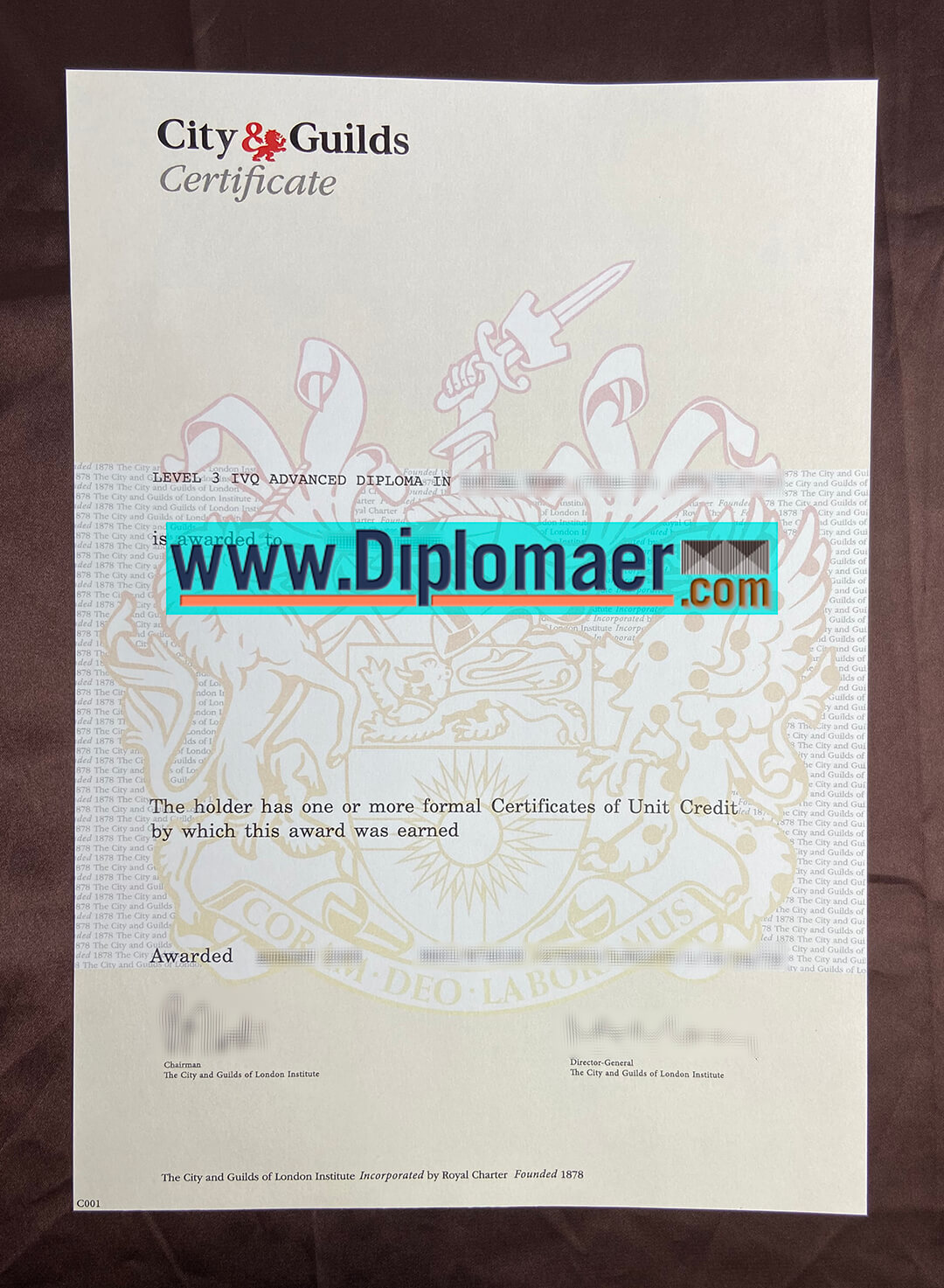 How To Order A Fake City And Guilds Certificate In 2000 Buy Fake Diploma 7385