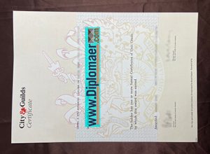 City Guilds fake certificate
