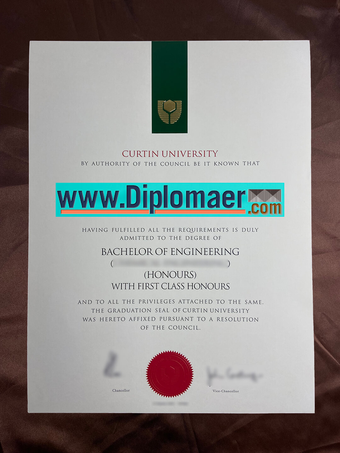Curtin University Fake Diploma - Order a fake Curtin University Diploma in Australia.