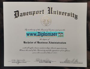 Davenport University Fake Diploma