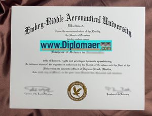 Embry-Riddle Aeronautical University Fake Diploma