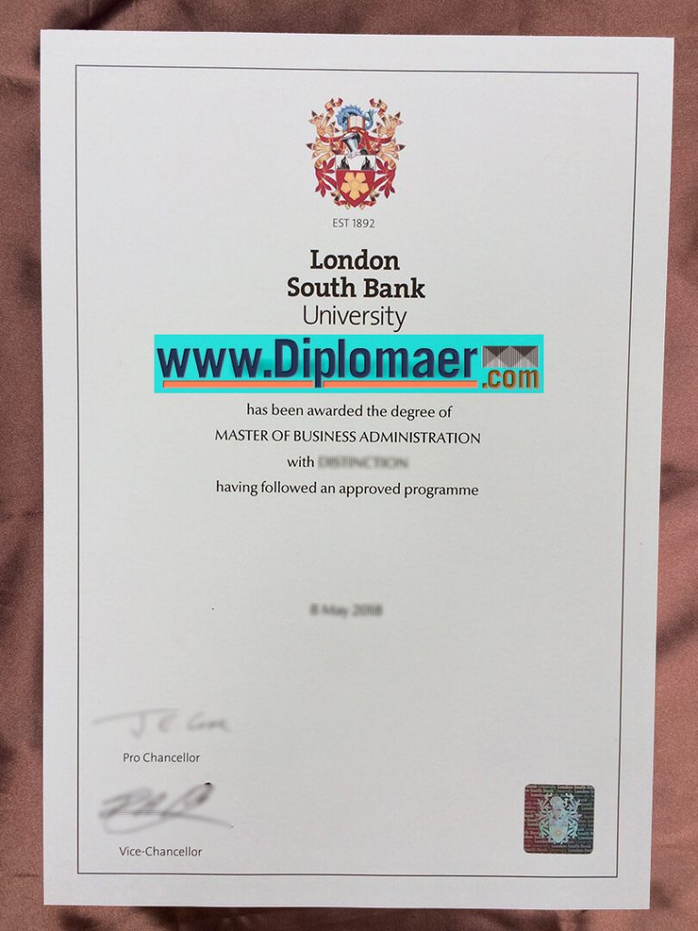 London South Bank University Fake Diploma 768x1024 - How to buy an MBA degree from London South Bank University?