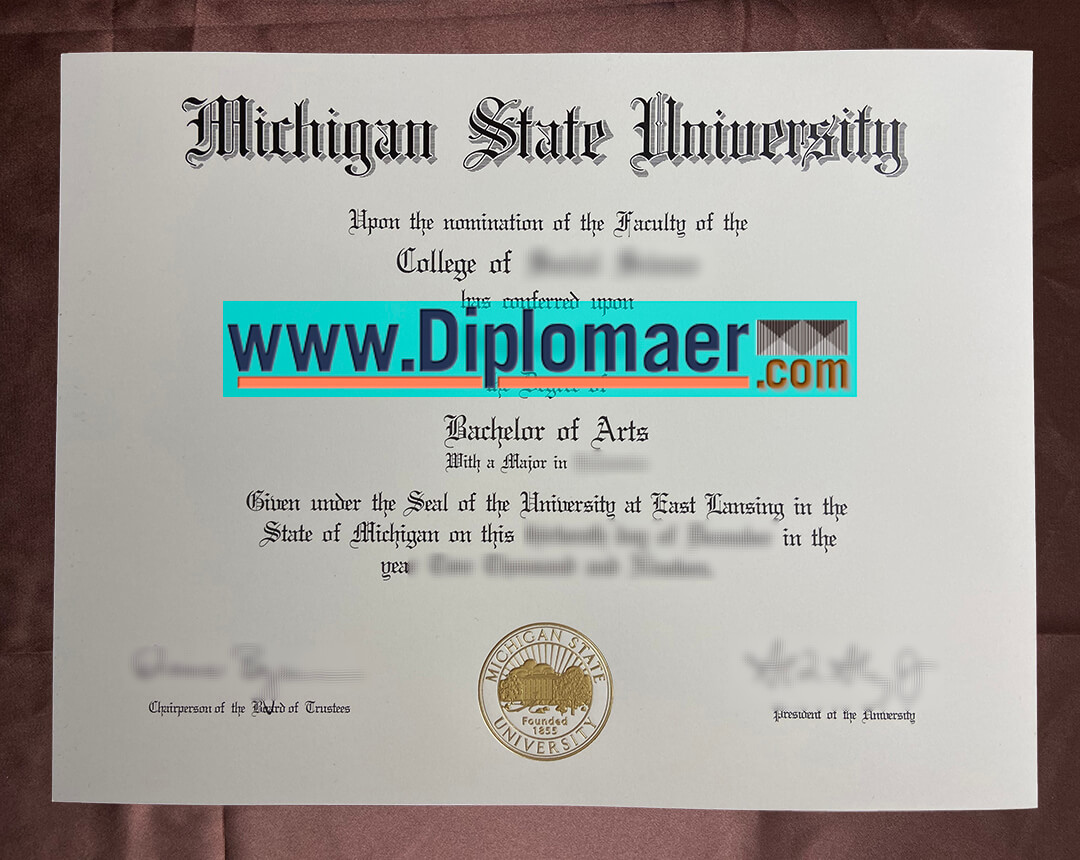 Michigan State University Fake Diploma - Where to buy a fake Michigan State University diploma?
