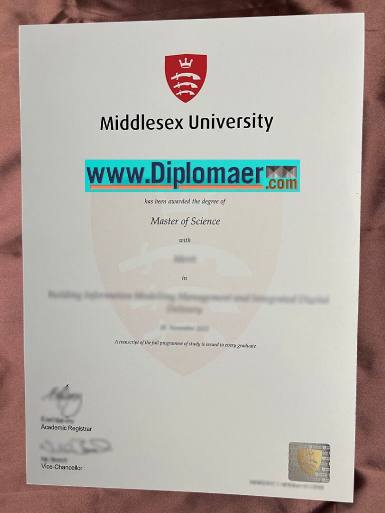 Middlesex University Fake Diploma 768x1024 - Can I Get a Middlesex University Master of Science Degree? Buy Middlesex University Fake Diplomas.