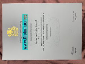Nottingham Trent University Fake Diploma