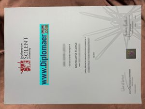 Solent University Fake Diploma