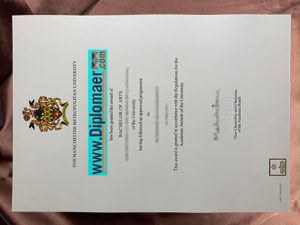The Manchester Metropolitan University Fake Diploma