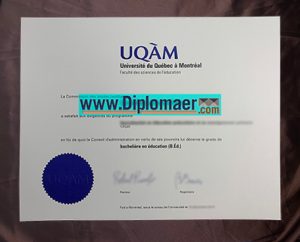 UQAM Fake Diploma