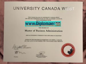 University Canada West Fake Diploma