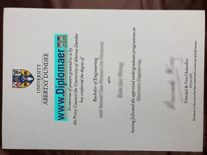 University of Abertay Dundee Fake Diploma
