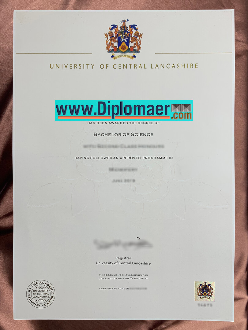 University of Central Lancashire Fake Diploma - Safe Site Provide the University of Central Lancashire Fake Diploma