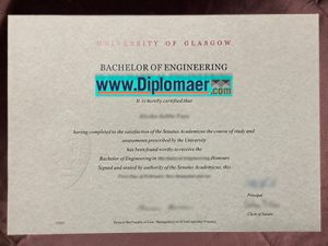 University of Glasgow Fake Diploma