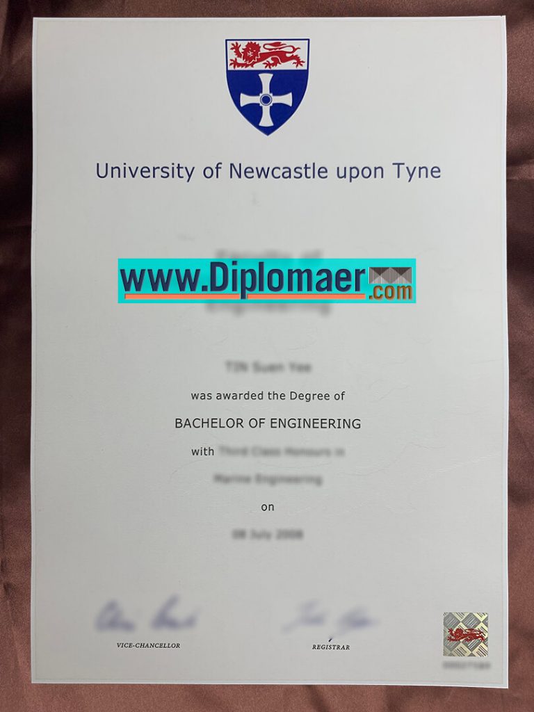 University of Newcastle upon Tyne Fake Diploma 768x1024 - Buy the University of Newcastle upon Tyne Bachelor of Engineering Degree Online.