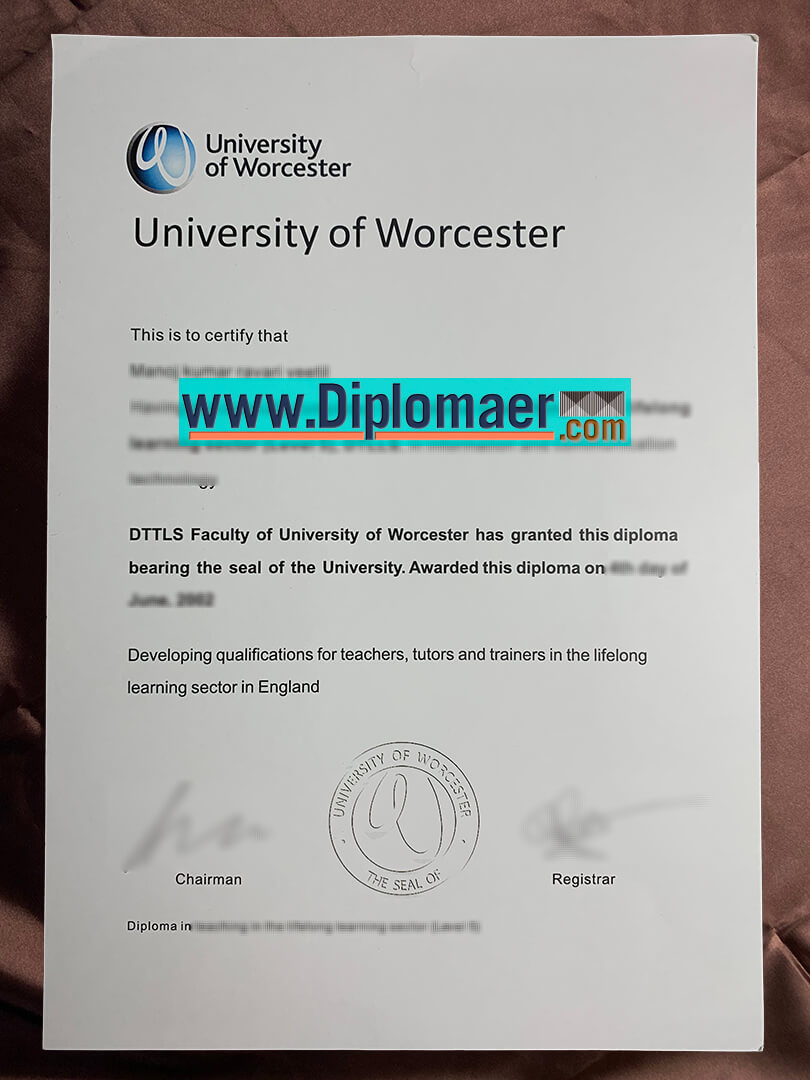 University of Worcester Fake Diploma - Where to Purchase the University of Worcester Fake Diploma?