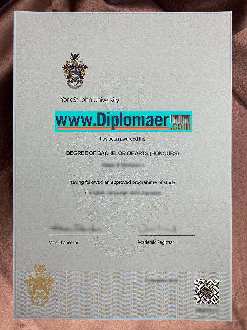 York St John University Fake Diploma - Where to Purchase the York St John University Fake Diploma?