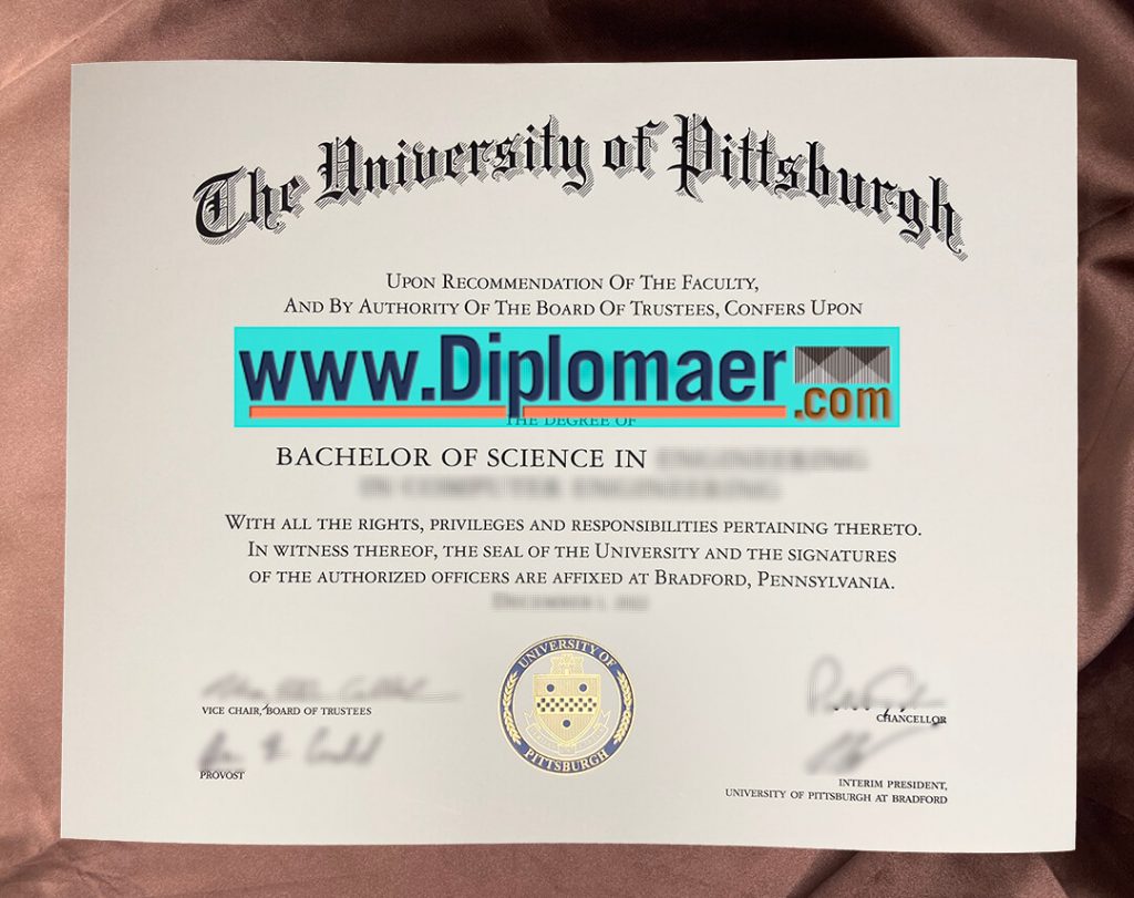 the University of Pittsburgh Fake Diploma 1024x811 - How to easily get a diploma from the University of Pittsburgh?