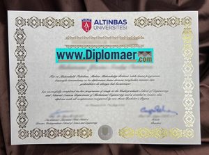Altinbas Universitesi fake diploma