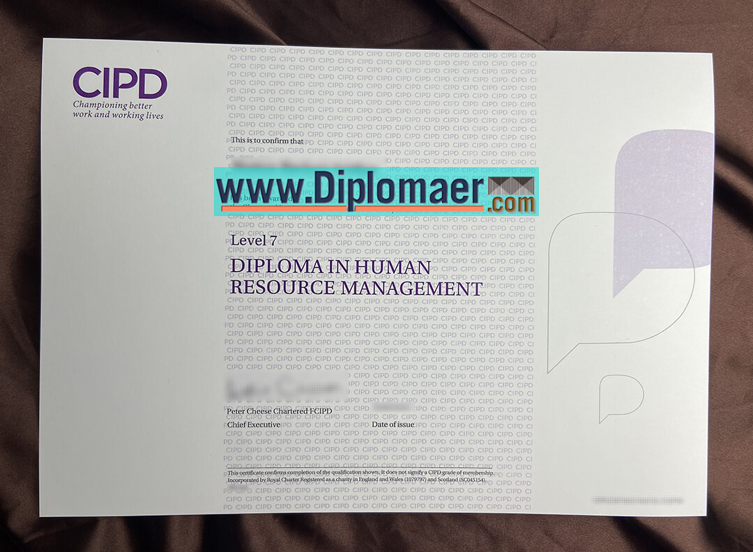 CIPD Fake Diploma - How fast to buy a CIPD fake diploma in the UK?