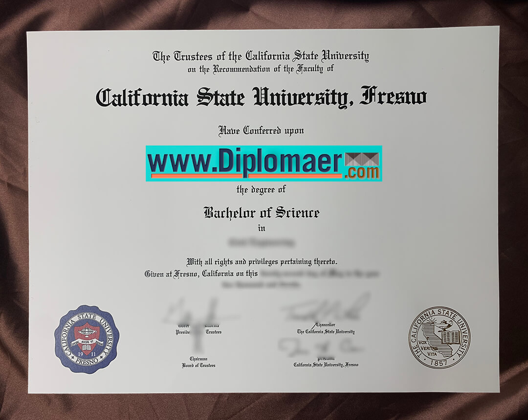 California State University Fresno Fake Diploma - How to get a California State University Fresno fake diploma as soon as possible?