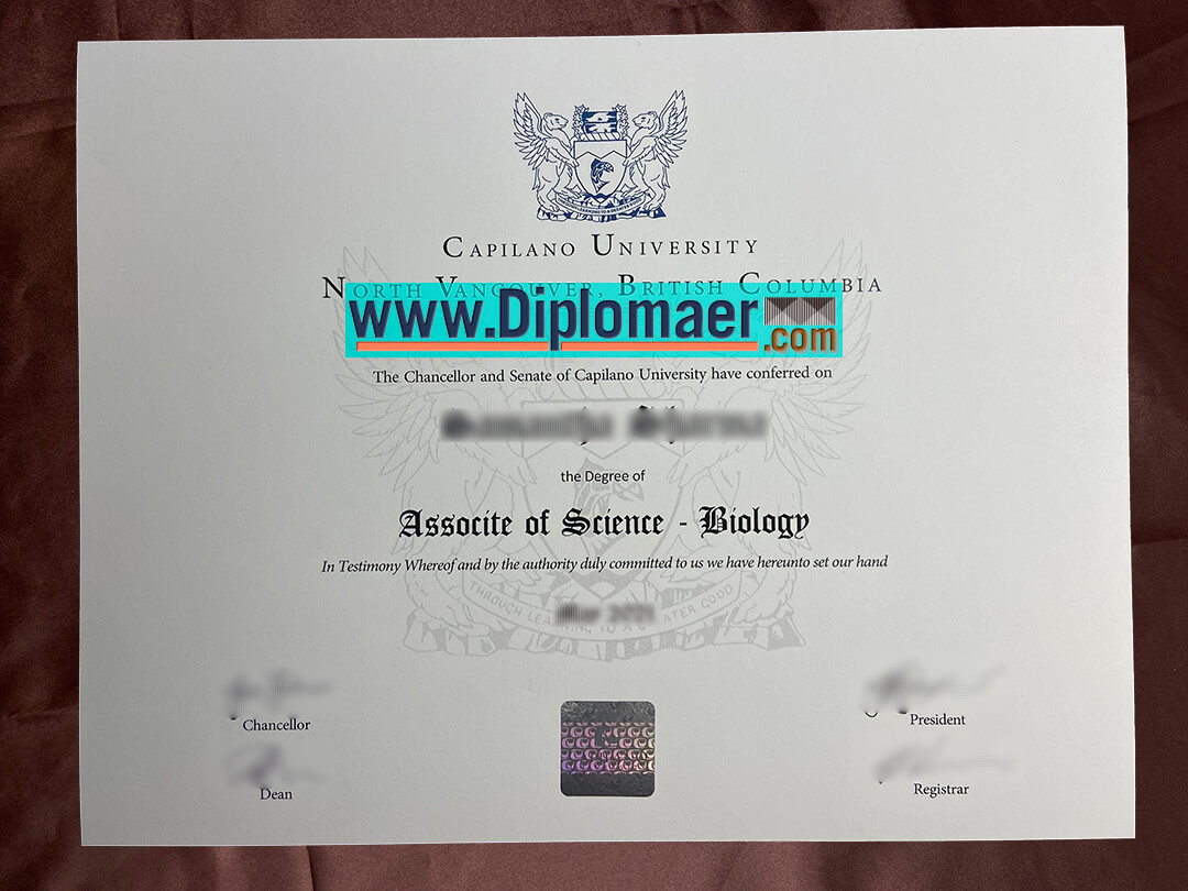 Capilano University Fake Diploma - Secret to Order the Capilano University Fake Diploma