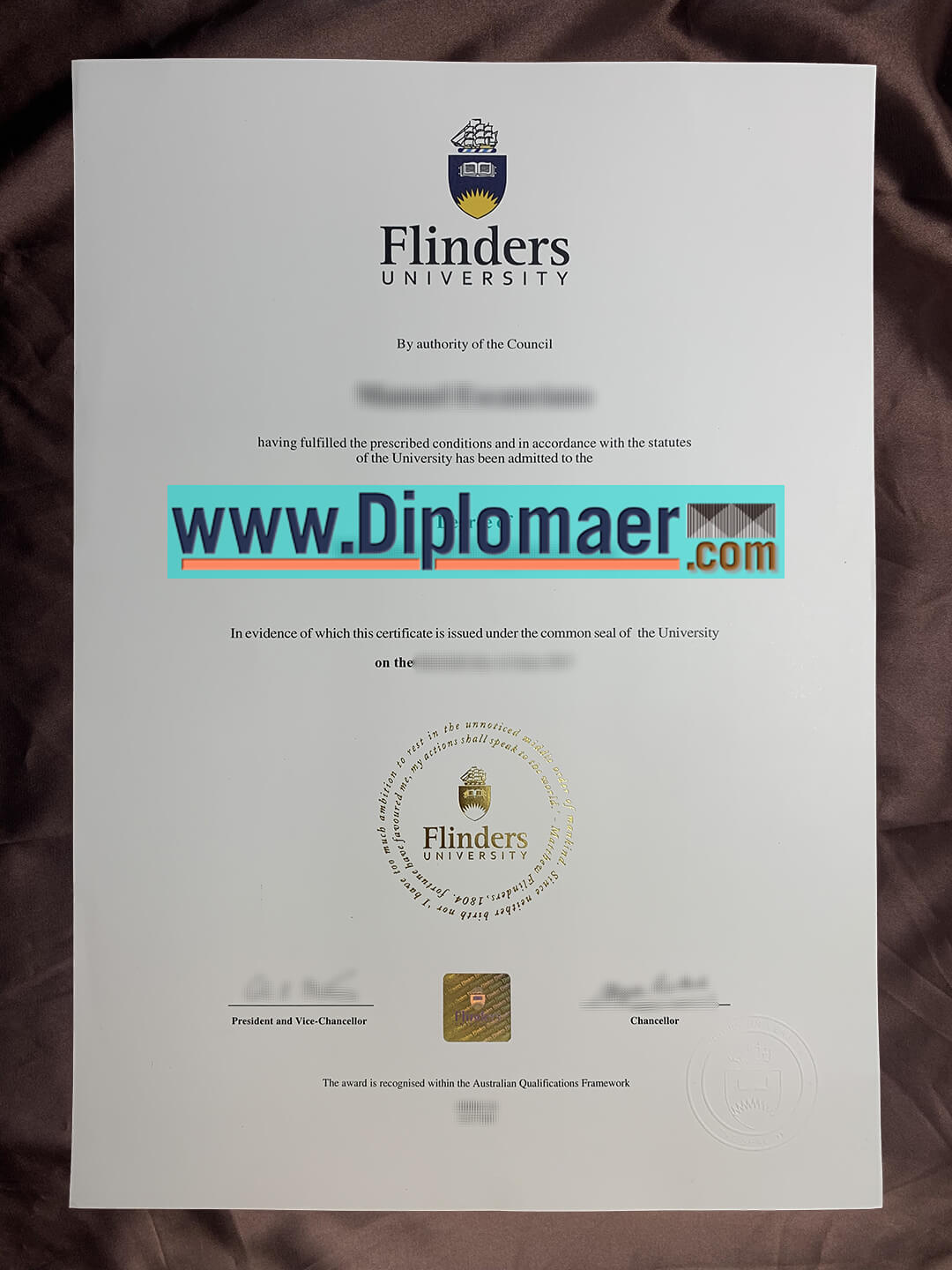 Flinders University fake diploma - Which site sell Flinders University fake diplomas?