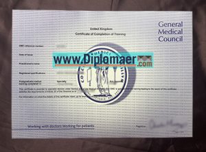 General Medical Council Fake Certificate