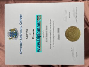 Kwantlen University College Fake Diploma