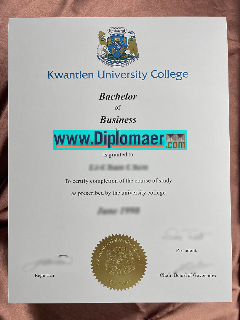 Kwantlen University College Fake Diploma - Secret to Order the Kwantlen University College Fake Diploma