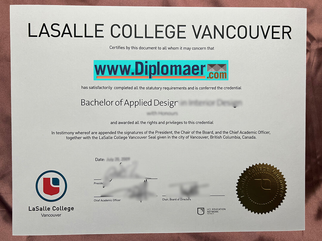 Lasalle College Fake Diploma - Buy Lasalle College fake certificates online.
