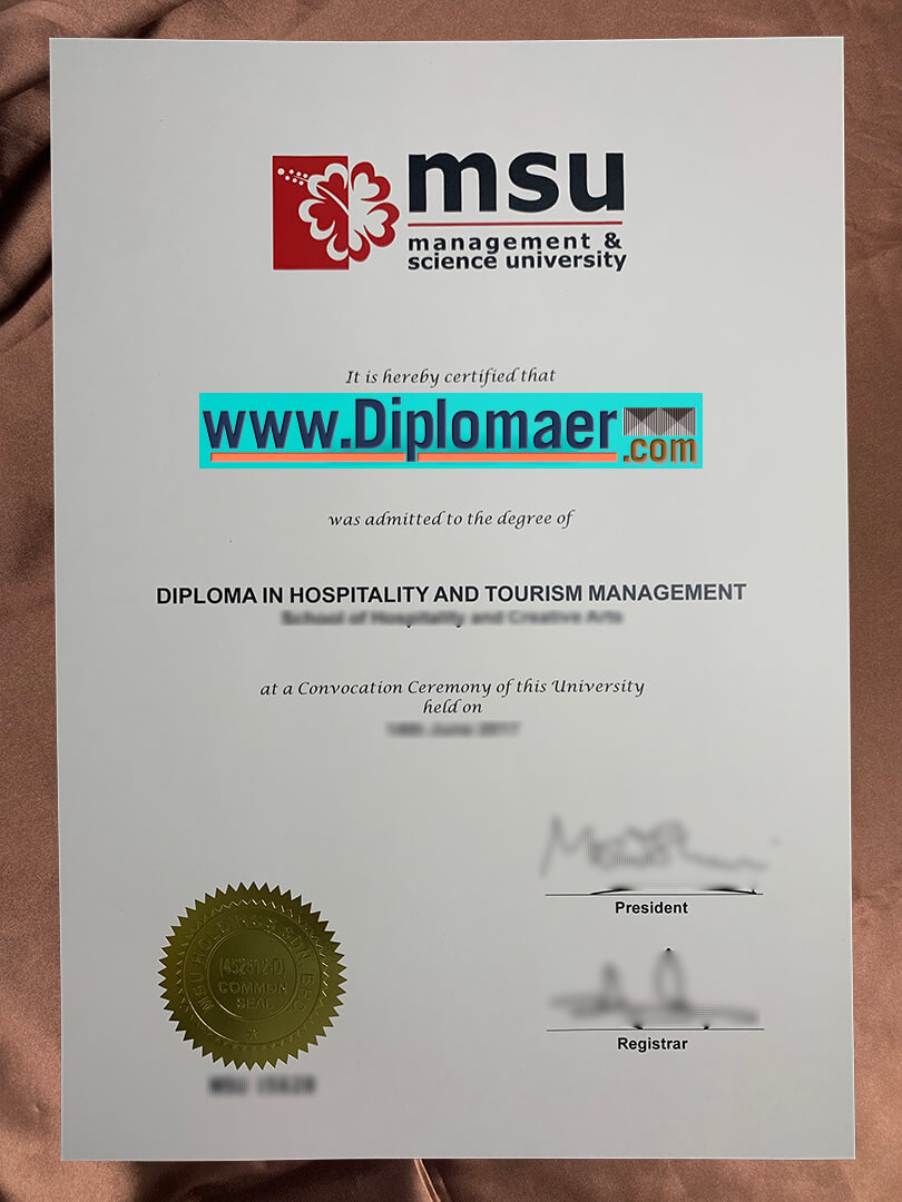 Management Science University Fake Diploma - How to Buy a Malaysia Management and Science University Fake Diploma?