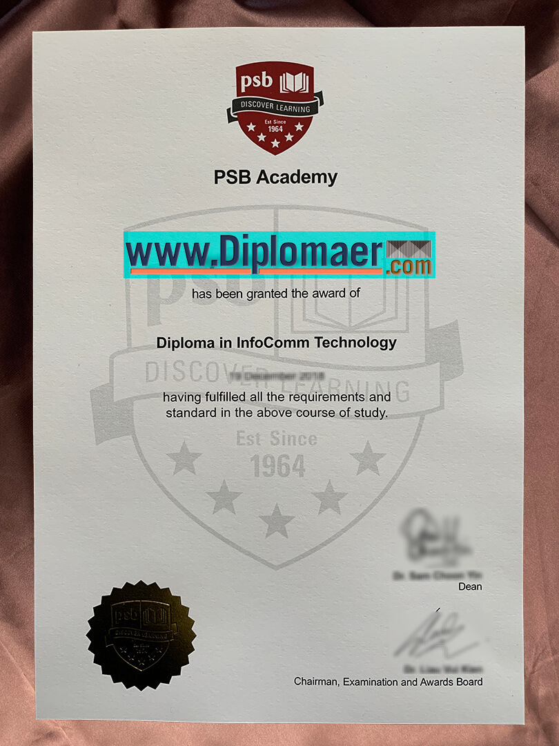PSB Academy Fake Diploma - Which site provides the best quality PSB Academy Diploma?