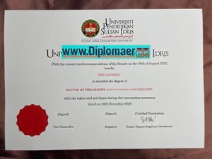 Sultan Idris Education University Fake Diploma
