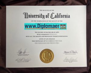 UC Los Angeles Fake Diploma