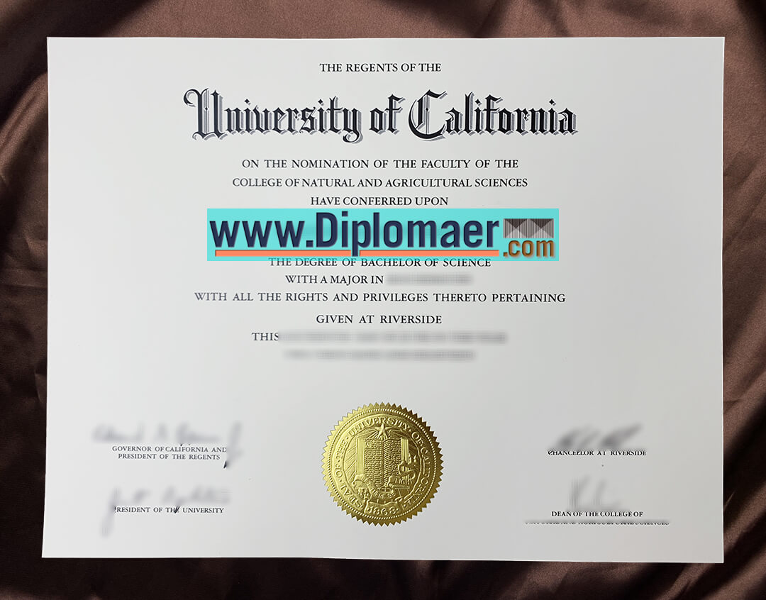 UC Riverside Fake Diploma - Which site provides high-quality University of California Riverside fake diploma?