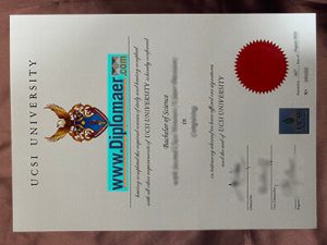 UCSI University Fake Diploma