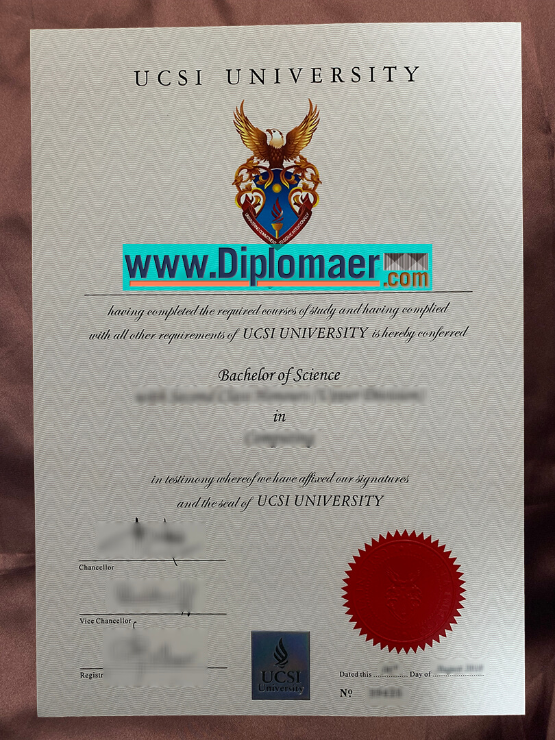 UCSI University Fake Diploma - How soon can I get the UCSI University Degree without an exam?