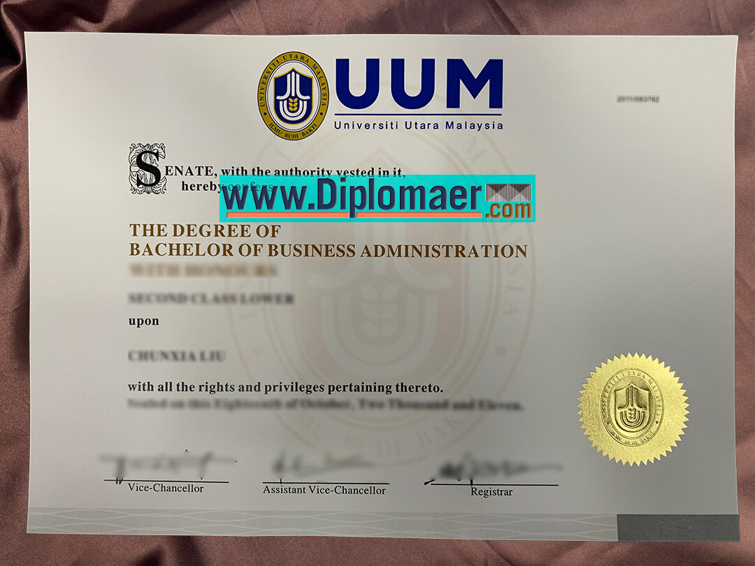 Universiti Utara Malaysia Fake Diploma - Where to Buy the Northern University of Malaysia Fake Certificate?