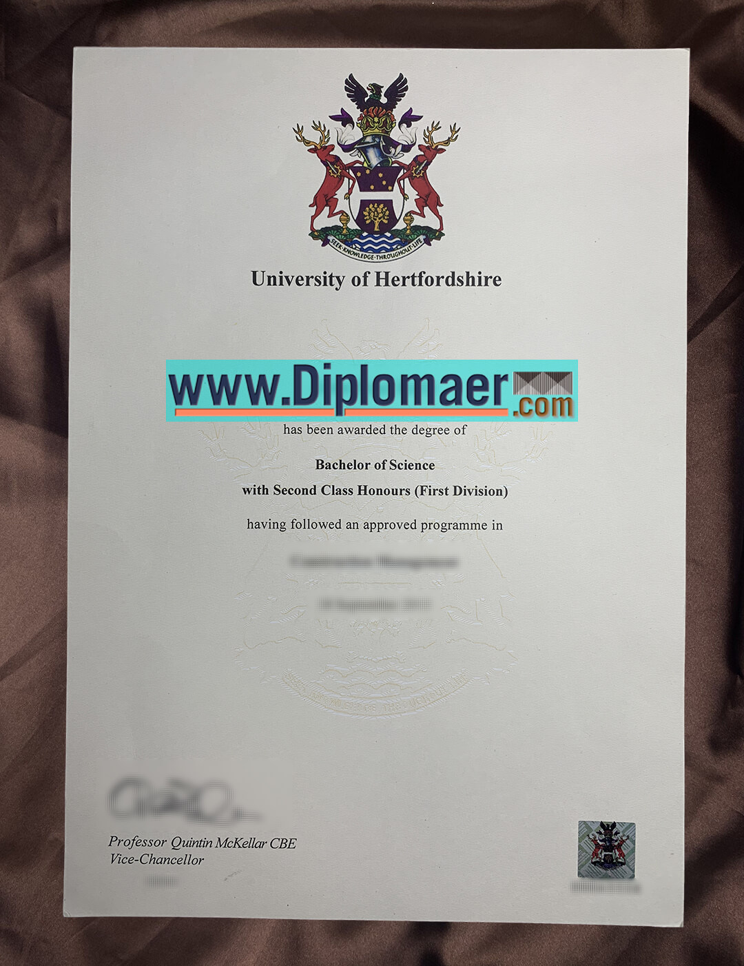 University of Herfordshire Fake Diploma - Can fake University of Hertfordshire diplomas be bought in the UK?