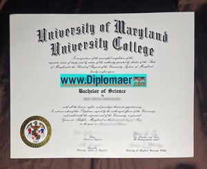 University of Maryland University College fake diploma