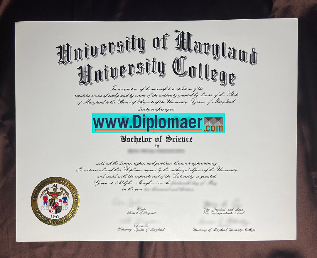University of Maryland University College fake diploma - Can a University of Maryland University College fake diploma be obtained online?