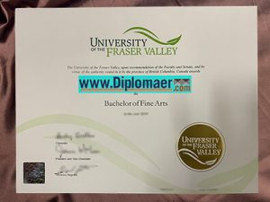 University of The Fraser Valley Fake Diploma