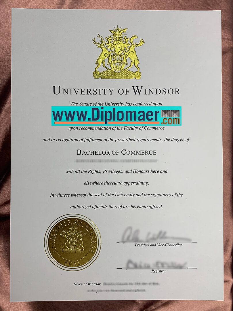 University of Windsor Fake Diploma - Can I get a University of Windsor fake diploma without an exam?